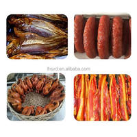 Fumoir vertical pour viande, appareil de fumage commercial au charbon de bois, four à fumer pour barbecue