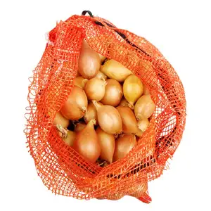 knitted woven pp potato plastic raschel net bags For Fruits and Vegetables