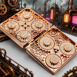 Nuevo Diseño de Dados Giratorios Metálicos con Forma de Libro Mágico para <span class=keywords><strong>Dungeons</strong></span> <span class=keywords><strong>and</strong></span> <span class=keywords><strong>Dragons</strong></span> - Product Image 2