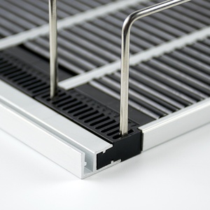 Étagère à rouleaux à alimentation par gravité pour bouteilles de boissons en aluminium pour supermarché, système d'étagères coulissantes, sans rouille pour congélateur ORIO - Product Image 1