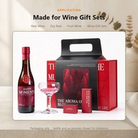 Coffret Cadeau de Luxe Personnalisé avec Poignée pour Emballage de Vin, Bougies et Verres - Fabricant et Fournisseur en Gros