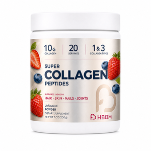 Collagène hydrolysé en poudre BioFlex Super Collagen Peptides types 1 et 3 pour les cheveux, <span class=keywords><strong>la</strong></span> peau, les ongles et le soutien des articulations 10g - Product Image 1