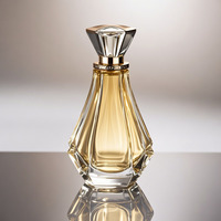 Bouteille de parfum en verre transparent de luxe de haute qualité 30ml-100ml tailles rouleau atomiseur emballage poli diffusant des huiles essentielles