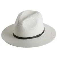 Protetor solar do verão de amazon's, chapéu de palha com aba grande e preto