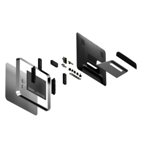 Miroir intelligent IA avec reconnaissance faciale, moniteur de vitalité <span class=keywords><strong>en</strong></span> temps réel sans contact, terminal de bien-être à écran tactile, pour hall <span class=keywords><strong>d</strong></span>'accueil de bureau - Product Image 2