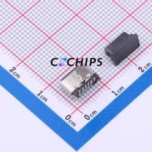 TYPE-C 6P LTH5.5 USB Connector SMD Connector ( Connector Type: Type-C )( Protocol Standard: USB 3.1 )( Gender: Female ) - Product Image 2