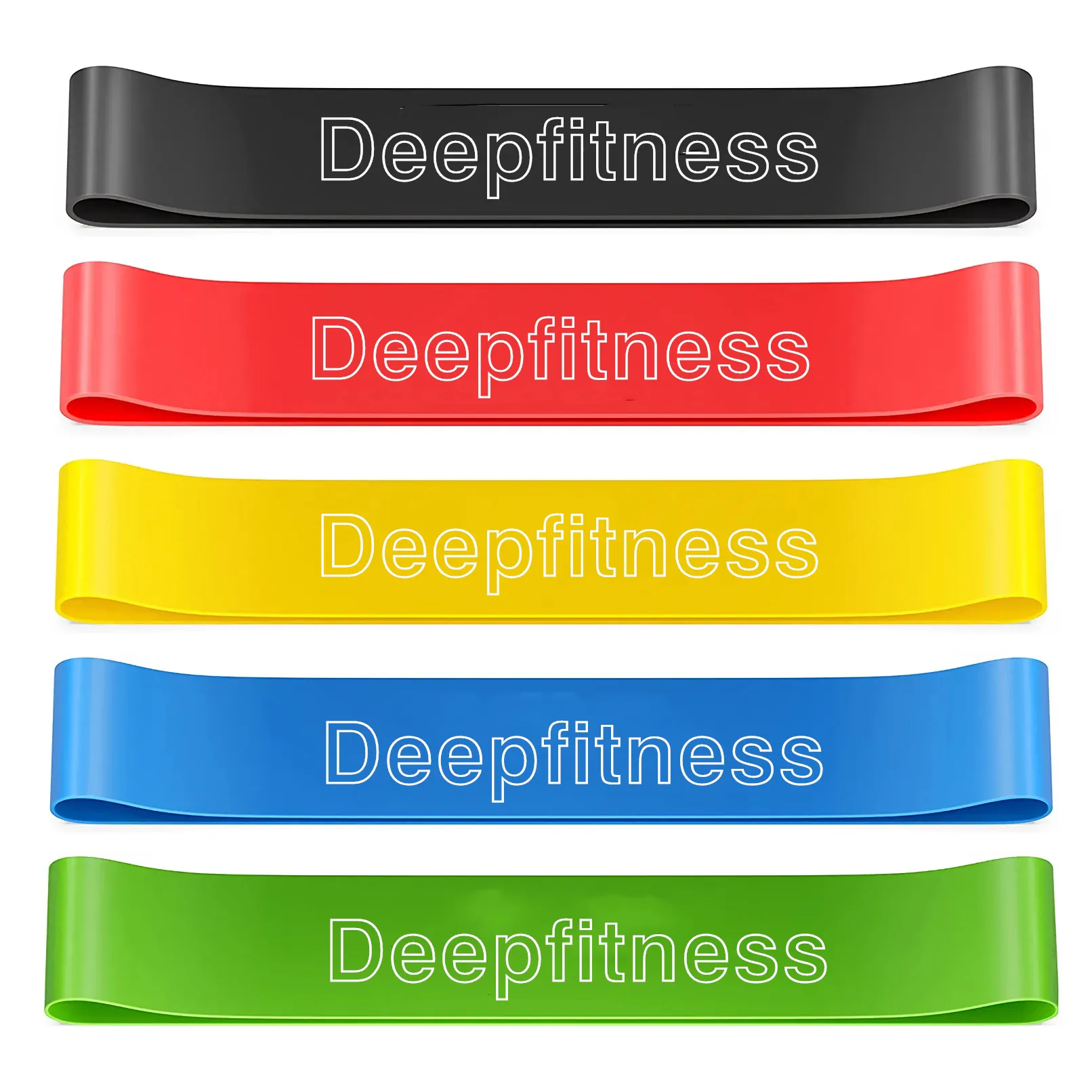 Factory Direct Sale Customized Color Wholesale Private Label Physical Therapy Fitness Stretch Resistance Bands