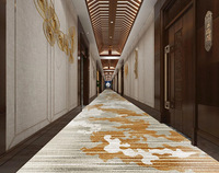 Bas prix meilleure vente tapis de luxe au design moderne tapis imprimé en nylon 3D tapis de passerelle d'hôtel de couloir pour chambre d'hôtel