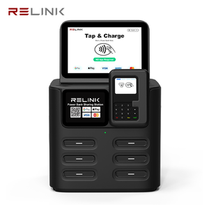 Station de Partage de Batteries Externes Relink à 6 Emplacements | Distributeur Automatique de <span class=keywords><strong>Location</strong></span> de Batteries Externes Mobiles à Charge Rapide pour Centres Commerciaux, Aéroports - Product Image 4