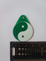 Polariserende schijf dubbelzijdig 3 cm druppelvormig 5 MWO-schijven Multi-golf oscillatorantenne Privé mal gemaakt in China Hanger