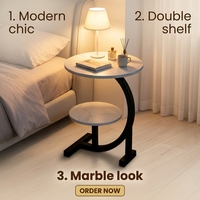 Table basse moderne minimaliste luxueuse, écologique, durable, portable, avec plateau en bois et structure en acier carbone, pour le salon et la maison