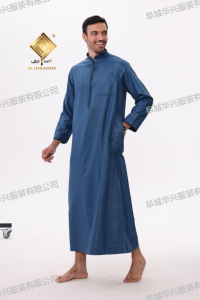AL HARAMAIN-Abaya longue en polyester grande taille pour hommes, vente en gros de vêtements islamiques musulmans traditionnels, robes du Moyen-Orient arabe Toga - Product Image 3