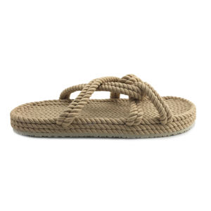 새로운 스타일 밀짚 로프 샌들 슬리퍼 Flawinterom 여성 신발 슬리퍼 여름 슬리퍼 여성을위한 네이티브 여름 신발 - Product Image 2