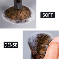Dongmei 14-teiliges Make-up-Pinsel-Set mit Concealer, Gesichts-Foundation, Rouge, Lidschatten, Eyeliner - Synthetisches Haar, Holzgriff, Kosmetik-Kit