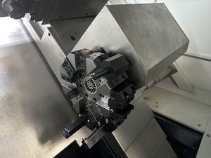 Tck6340s nghiêng giường nhỏ máy tiện 2 + 2 công cụ điện Y trục máy tiện CNC phay gia công dịch vụ Collet Chunk torno phanh máy tiện - Product Image 4