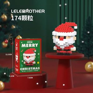 <b>Building</b> Block T0267 Gingerbread House Puzzle Block Assembly Toys for Children's Christmas Gifts - Product Image 6