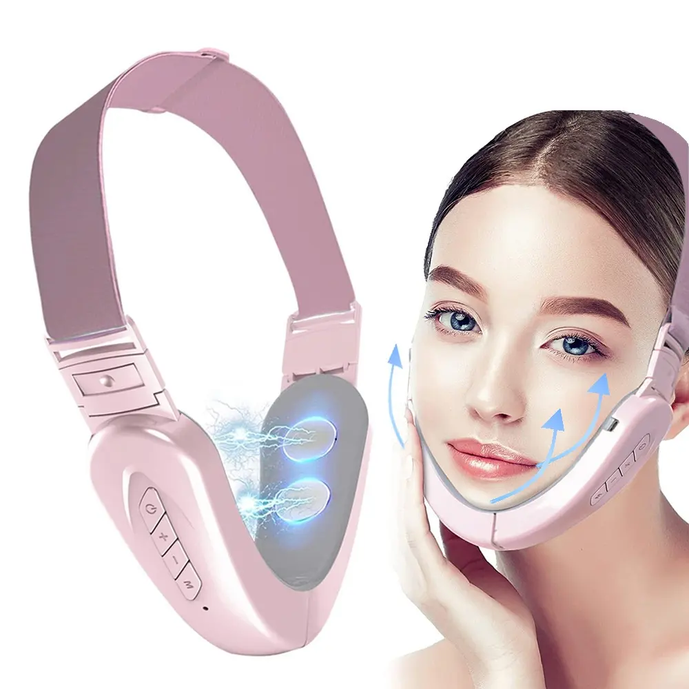 Electric Anti Aging Wrinkles Chin Slimming V Line Face Lifting Machine Face Slimming Machine EMS Micro-current Facial Massager