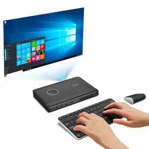 2024 Mini Newest Electric Efficient Office Powerful Chipset LED Light-source Huge Screen Two-in-one of Computer and Projector
