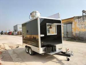 مقطورة طعام مع شاحنة طعام مخصصة بالكامل من أجل BBQ - Product Image 3