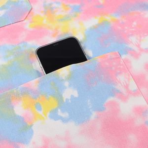 High Quality Custom Creative Tie-Dye Printed Canvas Cotton <b>Apron</b> Ins-style Colorful Sleeveless <b>Apron</b> - Product Image 6