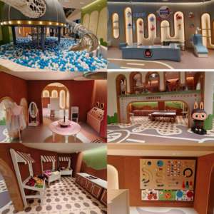 Équipement <span class=keywords><strong>de</strong></span> parc <span class=keywords><strong>de</strong></span> trampolines modulaire à grande échelle, incluant une piste <span class=keywords><strong>de</strong></span> ski sèche + un parcours d'obstacles Ninja + une piscine à éponges - Product Image 6