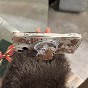 Soporte de teléfono redondo portátil ajustable con soporte <span class=keywords><strong>Tok</strong></span> agarre de funda magnética para iPhone13 14 15 16 Pro Max nuevo diseño - Product Image 3