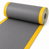 Membrana TPO para Pasarelas, Superficie Antideslizante con Relieve, Resistente a los Rayos UV, para Tráfico de Pies en Techos Planos Comerciales, en Rollo