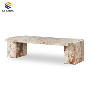 <span class=keywords><strong>Table</strong></span> basse en marbre naturel de haute qualité de style nordique, carrée, rectangulaire, fine et longue, en gros - Product Image 2