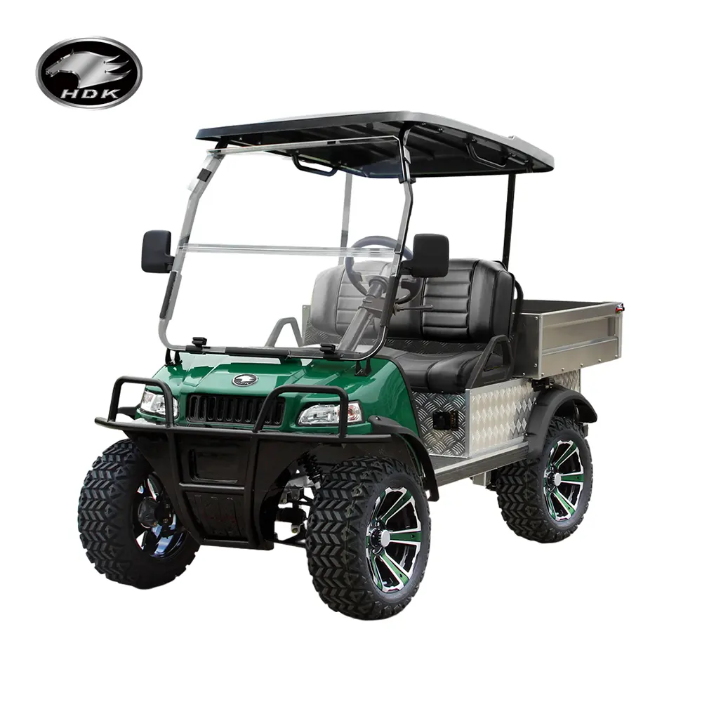 2024 Cheap Buggy Trolley With Cargo Box Price HDK Evolution Electric Golf Cart For Sale Mini Truck