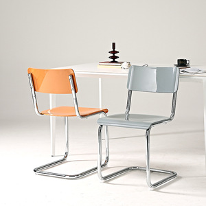 Sedie <span class=keywords><strong>da</strong></span> Pranzo Moderne in Stile Nordico, in Plastica Impermeabile e Resistente, Design Sospeso con Schienale per Uso Commerciale - Product Image 4