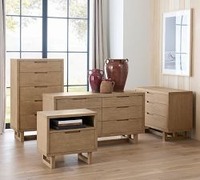 Commode en bois artisanale personnalisée à 6 tiroirs, de haute qualité, économique et fonctionnelle pour la décoration intérieure