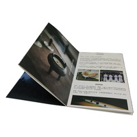 Brochure Pieghevole a Quattro Pannelli in Stile Cinese, Volantino Personalizzato Stampato per l'Introduzione di Club di Incenso e Tè