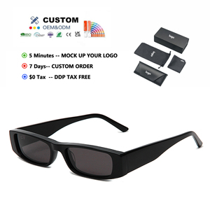 <span class=keywords><strong>Occhiali</strong></span> da <span class=keywords><strong>Sole</strong></span> di Lusso Retrò con Logo Personalizzato, Alta Qualità, Montatura Nera Quadrata, Lenti Polarizzate, Realizzati a Mano in Acetato - Product Image 1