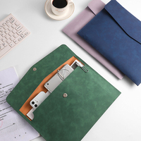 Porte-certificats en cuir PU avec logo personnalisé, format A4 A5, porte-documents scolaire ou professionnel, organiseur de documents, classeur avec poche