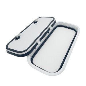 En stock – Porte de bagage de <span class=keywords><strong>caravane</strong></span>/camping-car blanche à coins arrondis 820*650mm avec serrures à tension pour camping-car, fourgon aménagé et véhicule spécial - Product Image 4