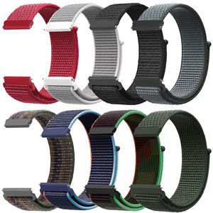 Correa de nailon de lujo transpirable para Samsung Galaxy <span class=keywords><strong>Watch</strong></span> 7/FE/6/5/4/<span class=keywords><strong>3</strong></span> Classic <span class=keywords><strong>Active</strong></span> 2/Gear S3/S2 y <span class=keywords><strong>Huawei</strong></span> <span class=keywords><strong>Watch</strong></span> <span class=keywords><strong>GT</strong></span> - Product Image 2