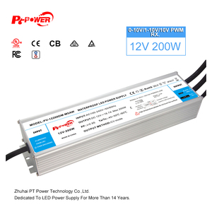 0-10V 12V 24V Dimmable dẫn Dải năng lượng AC-DC ngoài trời không thấm nước 200W chuyển mạch cung cấp điện IP67 dẫn lái xe cho COB dẫn đèn - Product Image 3