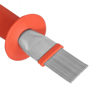 Stainless Steel <b>Cleaning</b> <b>Brush</b> Fin Comb <b>For</b> Air Conditioner Radiator Dust Removal Tool Household Use - Product Image 1