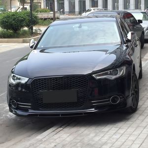 Grille avant en <span class=keywords><strong>nid</strong></span> <span class=keywords><strong>d</strong></span>'<span class=keywords><strong>abeille</strong></span> RS6 pour <span class=keywords><strong>Audi</strong></span> <span class=keywords><strong>A6</strong></span> <span class=keywords><strong>C7</strong></span> 2012-2015 mise à niveau vers le modèle RS6 avec <span class=keywords><strong>calandre</strong></span> de pare-chocs avant - Product Image 2