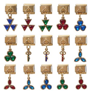 Fashion Pendants Charms Stainless Steel Key Shape Bezel Setting DIY Jewelry Set Unisex Yiwu Origin - Product Image 1