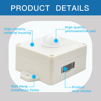 Capteur de luminosité sans fil Lora alimenté par batterie pour l'agriculture