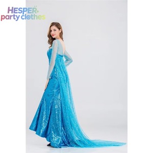 Costume de performance pour adultes HESPER pour Halloween, robe de princesse Elsa Anna Hans Olaf Kristoff, performance scénique - Product Image 2