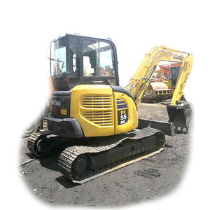 Komatsu รถตักตีนตะขาบขนาดเล็ก PC55มือสองสภาพการทำงานที่ดีส่วนประกอบหลักมอเตอร์ปั๊มเครื่องยนต์น้ำหนัก5160กก. - Product Image 1