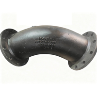 Fitting Pipa Besi Ductile Double Flanged Di-Tee En545 DN200 DN150 Pn16 untuk Saluran Air Limbah, Equal Tee Semua Flensa