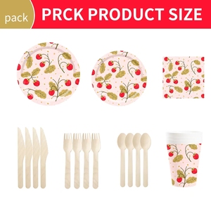 Platos de Papel para Fruta DAMAI, Decoraciones para Fiestas de Cumpleaños de Verano, Vajilla Desechable para Fruta, Artículos para Fiestas, Recuerdos para Niñas - Product Image 5