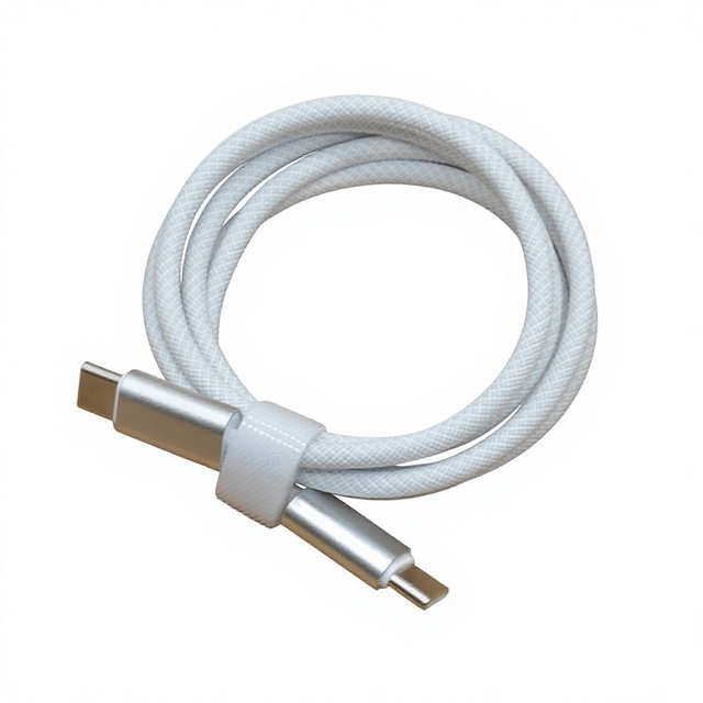Zinc Alloy 240W Braided Nylon Charger Cable with 5A Fast Charging Type C to C Data Line for iPhone 17 iPad Pro Macbook Laptop