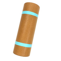 Kit de planche d'équilibre 4-en-1 en liège de qualité supérieure avec rouleau de massage corporel et rouleau de yoga en liège
