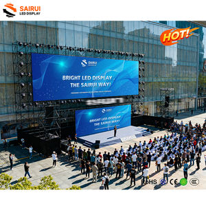 Écran LED extérieur SaiRui haute luminosité en aluminium moulé sous pression, garantie 5 ans, fréquence de rafraîchissement 3840 Hz, raccordement sans fil - Product Image 2