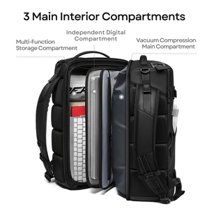 Nueva Mochila para Portátil Resistente al Agua, Amplia y de Gran Capacidad, para Viajes de Negocios, Compatible con Apple Find My, Bolsas de <span class=keywords><strong>Viaje</strong></span> Compresibles - Product Image 3