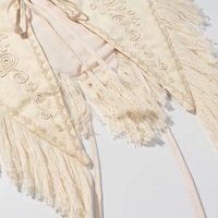 Nouveau Top Court Tendance et Unique pour Femme, Style Pullover, Sans Manches, Asymétrique, Sexy, d'Été, avec Cape à Franges